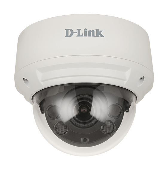 DCS-4618EK 8 Megapixel H.265 Outdoor Dome Camera - front view.
