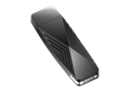 DWA-X1850 AX1800 Wi-Fi 6 USB Adapter - side angle with lid on.