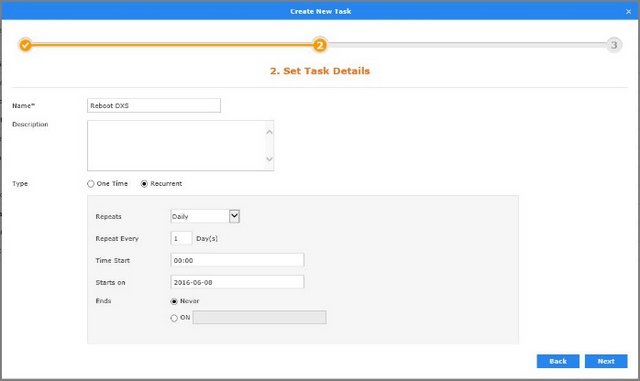 How to create a scheduled task